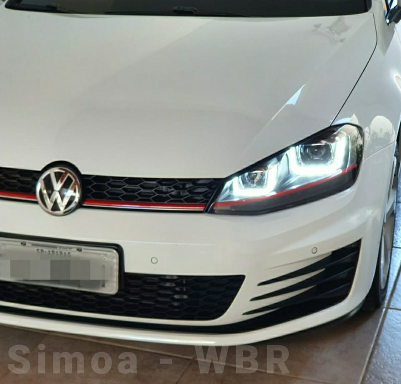 Detalhe do DRL em arco no V1SS