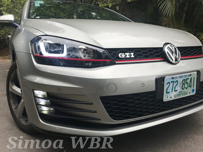 Detalhe do DRL em arco no V1SS